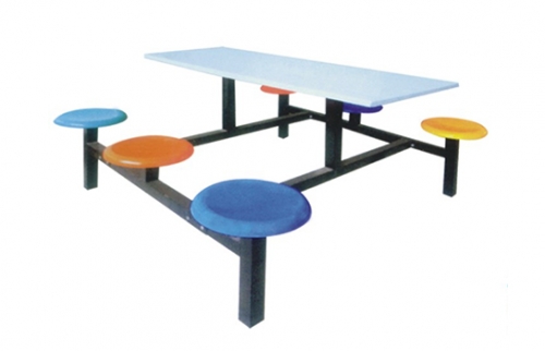 玻璃钢餐桌椅002
